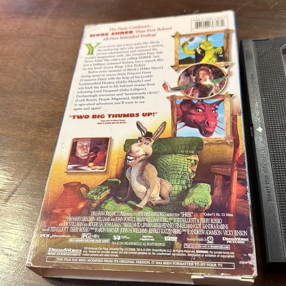 Dreamworks Special Edition Shrek VHS - Picture 3 of 3